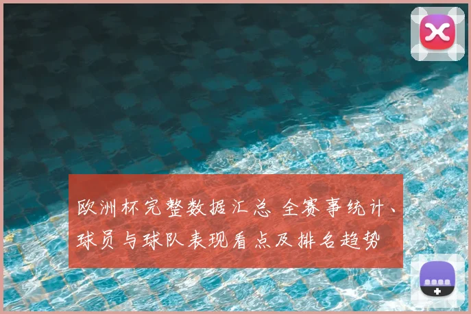 欧洲杯完整数据汇总 全赛事统计、球员与球队表现看点及排名趋势