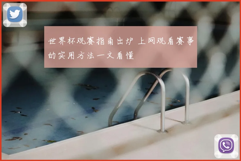 世界杯观赛指南出炉 上网观看赛事的实用方法一文看懂